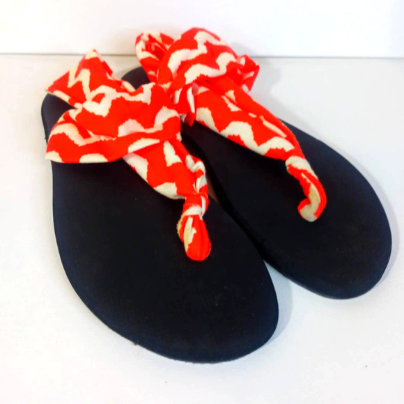 Joe Boxer Shoes Joe Boxer Women Sz 9 Orange White Yoga Sling